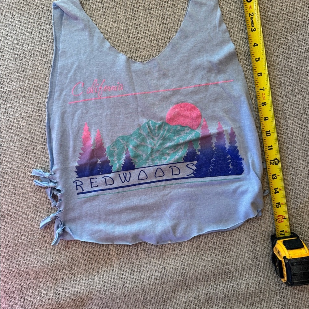 Vintage Blue California Redwood Tank Top